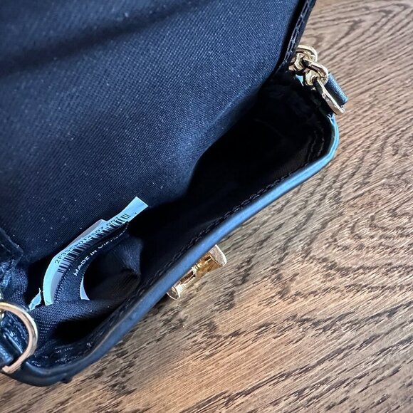 NWT！Marc Jacobs The Nano J Marc Charm -Black Leather - Picture 14 of 15